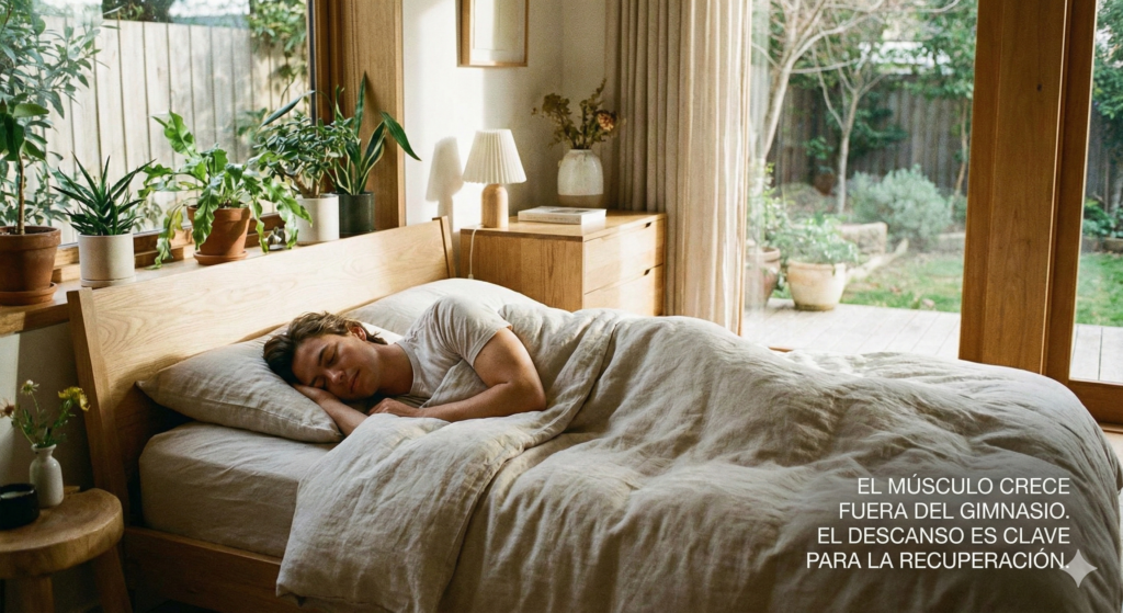 Descanso y sueño para ganar masa muscular