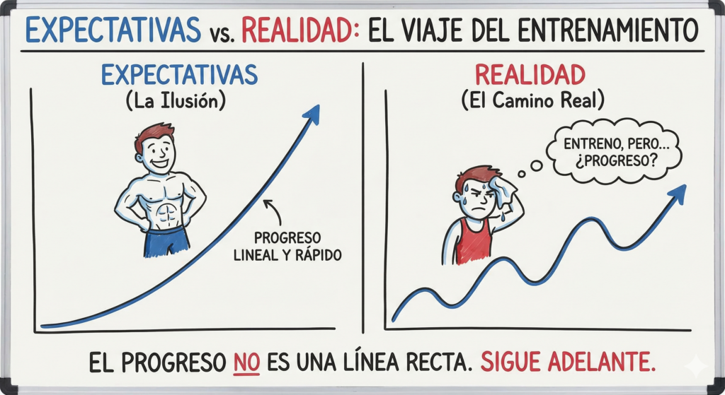 progreso no lineal ganar masa muscular