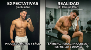 expectativas vs realidad entrenamiento