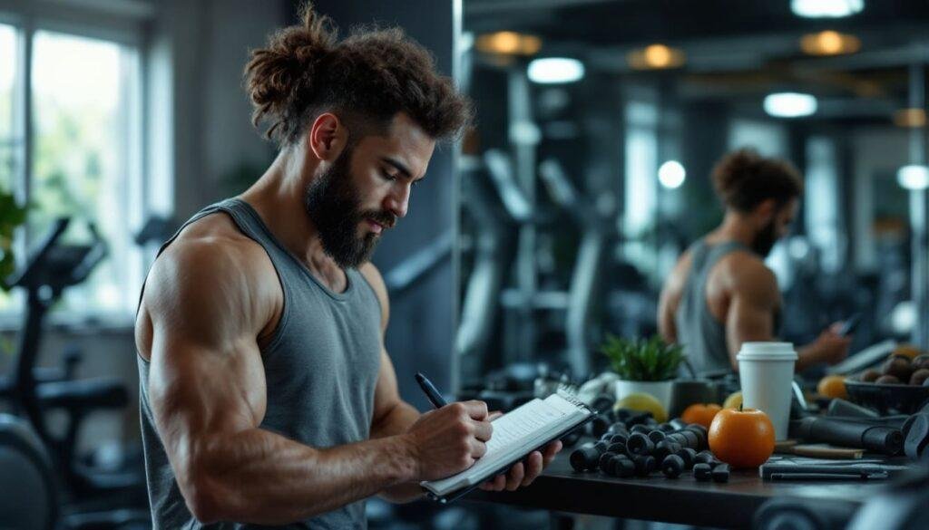 seguimiento del progreso en gimnasio