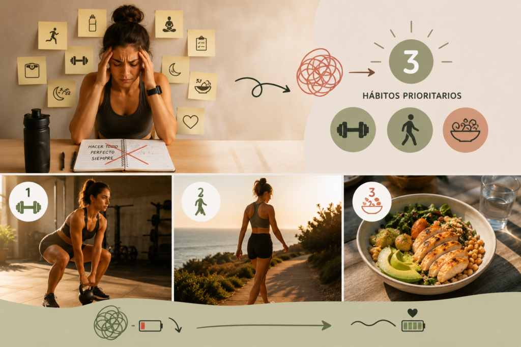 hábitos prioritarios verano entrenamiento alimentación saludable