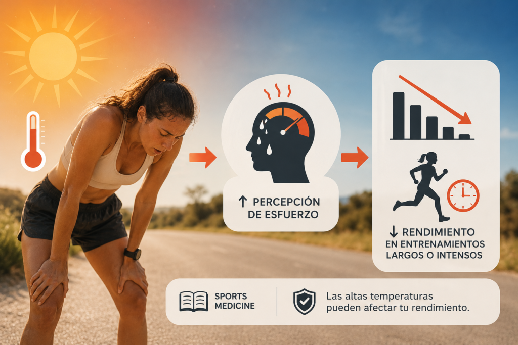 altas temperaturas rendimiento entrenamiento verano