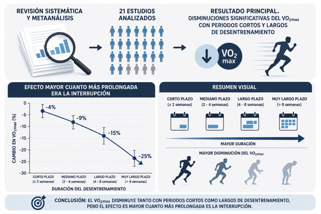 Cómo afecta el desentrenamiento al VO2max